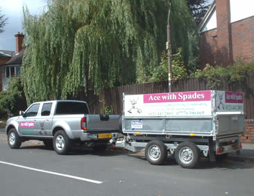 Landscaping in Birmingham UK, call Ace with Spades on 0121 441 2803 or 07770 390065